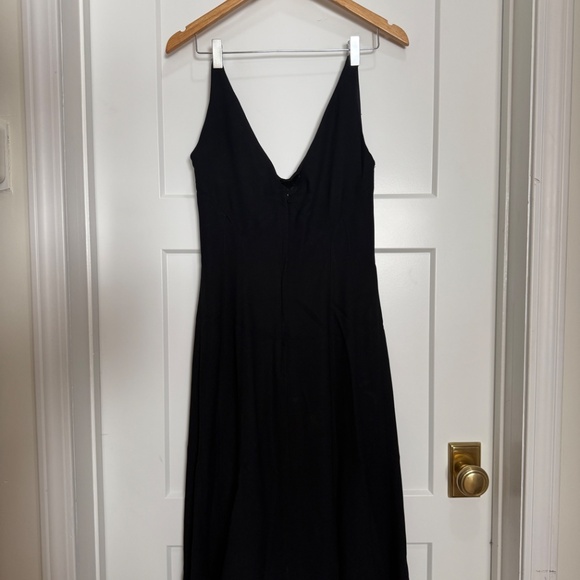 Another Ann Barry Jr. V-Neck Fit & Flare Little Black Dress - Picture 5 of 8